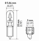 Hella Bulb 2721 12V 12W W2X46D T15 (2) Hella Bulbs  AXOPROS