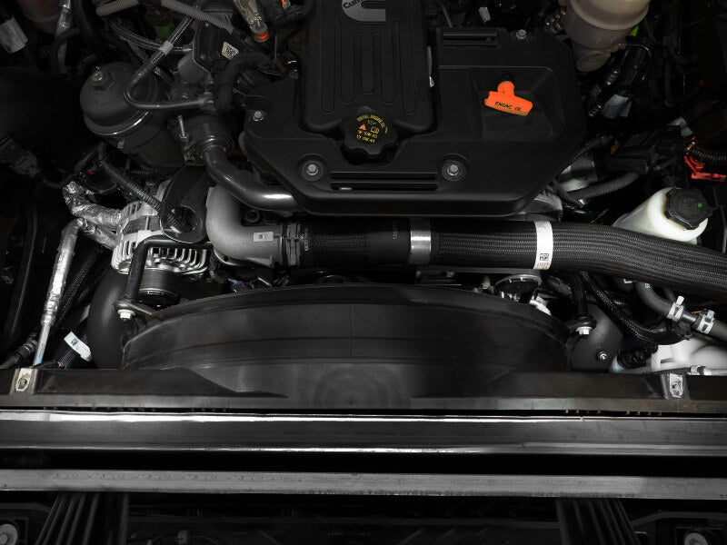 aFe aFe BladeRunner 3in & 3-1/2in AL Hot and Cold Charge Pipe Kit Black RAM Diesel Trucks 25-26 L6-6.7L Intercoolers aftermarket performance part