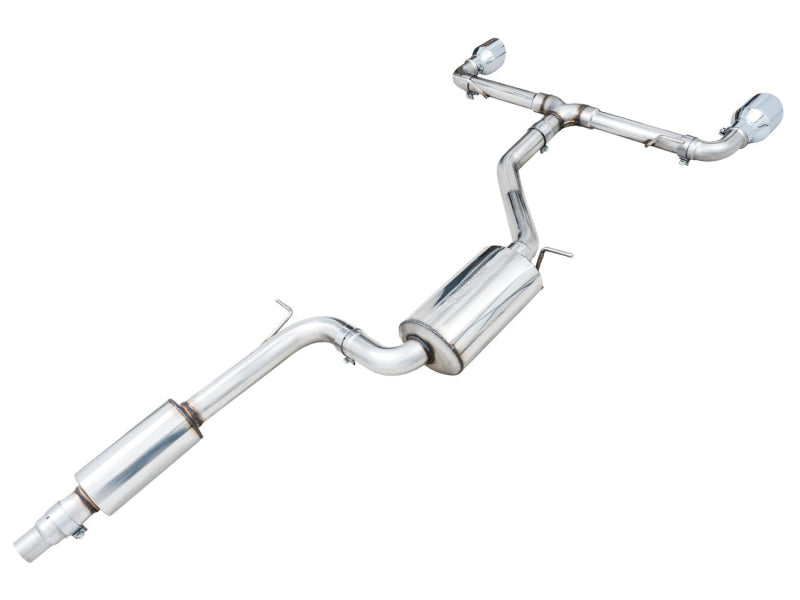 AWE 2022 VW GTI MK8 Touring Edition Exhaust - Chrome Silver Tips AWE Tuning Catback  AXOPROS