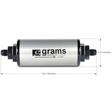 Grams Performance 20 Micron -6AN Fuel Filter Grams Performance Gauges  AXOPROS