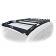 DV8 Offroad 2016+ Toyota Tacoma Aluminum Roof Rack (45in Light) DV8 Offroad Roof Rack  AXOPROS