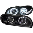 ANZO 1998-2002 Chevrolet Camaro Projector Headlights w/ Halo Black ANZO Headlights  AXOPROS