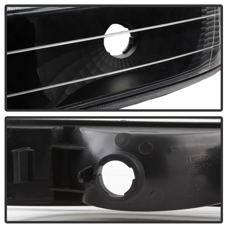 Xtune Chevy Silverado 99-02 Amber Reflector Bumper Lights Black CBL-JH-CS99-AM-BK SPYDER Sidemarkers & Indicators  AXOPROS