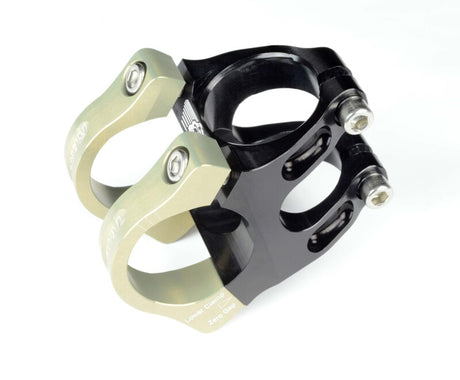 Renthal Apex Stem 31 mm. - Aluminum Gold/Black Renthal Triple Clamp / Trees  AXOPROS