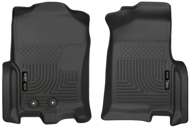 Husky Liners 2015 Ford Expedition/Lincoln Navigator WeatherBeater Front Black Floor Liners Husky Liners Floor Mats - Rubber  AXOPROS