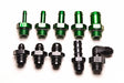 Radium Engineering Radium Engineering Universal Hose Barb Adapter For 1-1/4in ID Hose ( w/ 1/4NPT Port) - Green Fittings aftermarket performance part