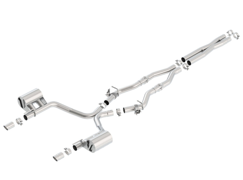Borla 2017 Dodge Charger R/T 5.7L ATAK Catback Exhaust w/o Tips (w/MDS Valves ONLY) Borla Catback  AXOPROS
