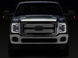 Raxiom Raxiom 11-16 Ford F-250 Super Duty LED Projector Headlights - Chrome Housing (Clear Lens) Headlights aftermarket performance part