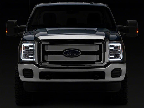 Raxiom Raxiom 11-16 Ford F-250 Super Duty LED Projector Headlights - Chrome Housing (Clear Lens) Headlights aftermarket performance part