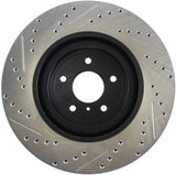 StopTech Infiniti G37 / Nissan 370Z SportStop Slotted & Drilled Front Left Rotor Stoptech Brake Rotors - Slot & Drilled  AXOPROS
