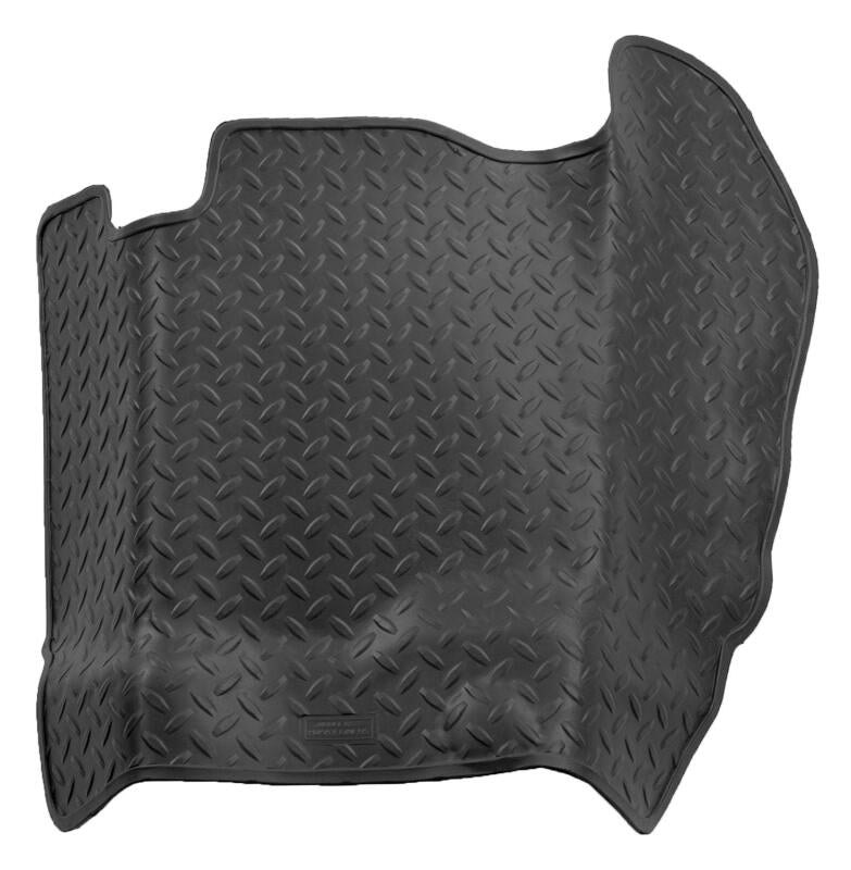 Husky Liners 96-99 Suburban/Tahoe/Yukon Classic Style Center Hump Black Floor Liner (w/oFloor Shift) Husky Liners Floor Mats - Rubber  AXOPROS