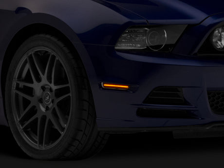 Raxiom Raxiom 10-14 Ford Mustang Axial Series LED Side Marker Lights (Smoked) Sidemarkers & Indicators aftermarket performance part