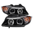 Spyder BMW E90 3-Series 06-08 Projector LED Halo Amber Reflctr Rplc Bulb Blk PRO-YD-BMWE9005-AM-BK SPYDER Headlights  AXOPROS