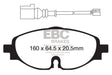 EBC 14+ Audi A3 1.8 Turbo Ultimax2 Front Brake Pads EBC Brake Pads - OE  AXOPROS