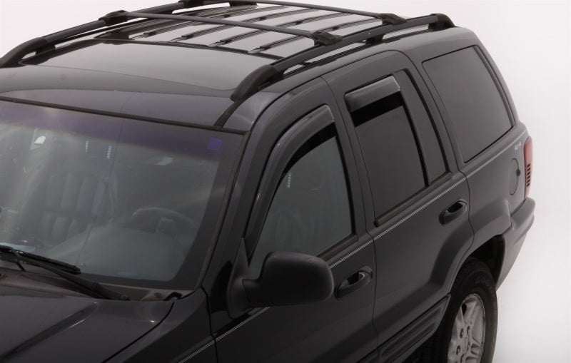 AVS 2004 Ford Ecosport (Brazil) Ventvisor In-Channel Front & Rear Window Deflectors 4pc - Smoke AVS Wind Deflectors  AXOPROS