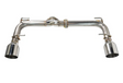 Remark 2022+ Subaru BRZ/Toyota GR86 Axle Back Exhaust w/Titanium Single Wall Tip Remark Axle Back  AXOPROS