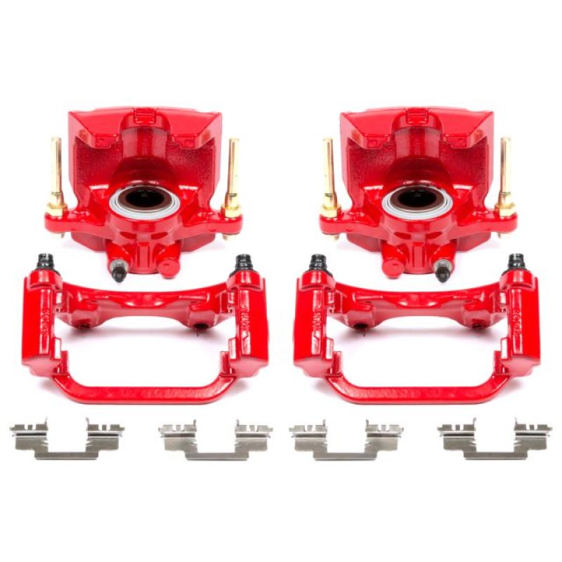 Power Stop 07-16 Cadillac Escalade Rear Red Calipers w/Brackets - Pair PowerStop Brake Calipers - Perf  AXOPROS