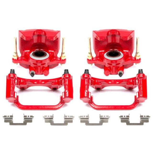 Power Stop 07-16 Cadillac Escalade Rear Red Calipers w/Brackets - Pair PowerStop Brake Calipers - Perf  AXOPROS