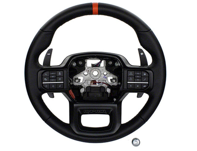 Ford Racing 2021+ F-150 Raptor Steering Wheel Kit - Black Ford Racing Steering Wheels  AXOPROS