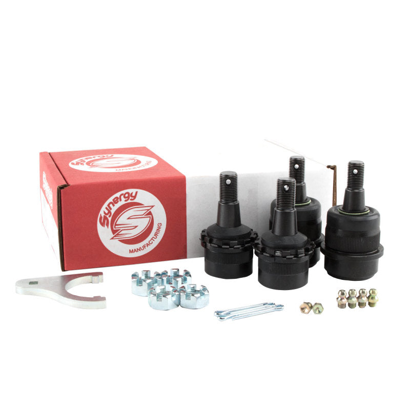 Synergy Jeep JK/WJ HD Non-Knurled Adjustable Ball Joint Kit Synergy Mfg Ball Joints  AXOPROS