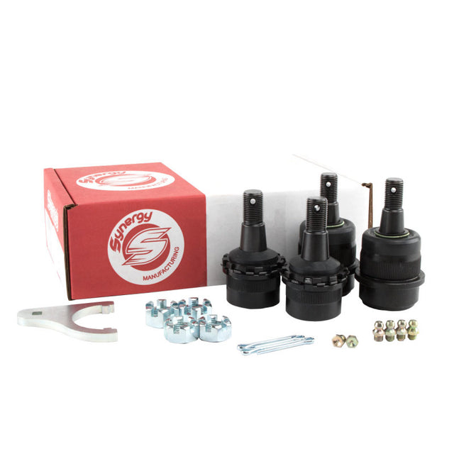 Synergy Jeep JK/WJ HD Non-Knurled Adjustable Ball Joint Kit Synergy Mfg Ball Joints  AXOPROS
