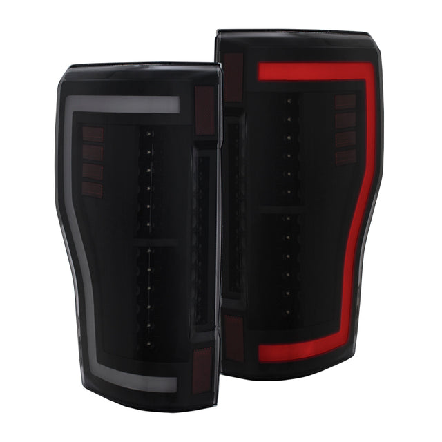 ANZO 2017+ Ford F-250 LED Taillights - Black/Smoke ANZO Tail Lights  AXOPROS