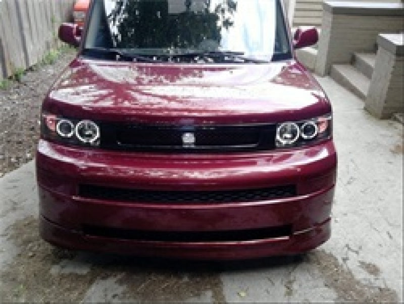 Spyder Scion XB 03-07 Projector Headlights LED Halo Black High H1 Low 9006 PRO-YD-TSXB03-HL-BK SPYDER Headlights  AXOPROS
