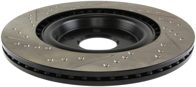 StopTech Slotted & Drilled Sport Brake Rotor Stoptech Brake Rotors - Slot & Drilled  AXOPROS