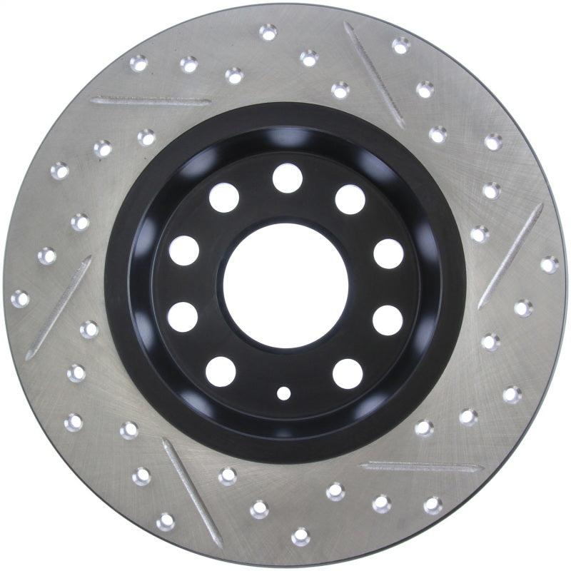 StopTech Slotted & Drilled Sport Brake Rotor Stoptech Brake Rotors - Slot & Drilled  AXOPROS