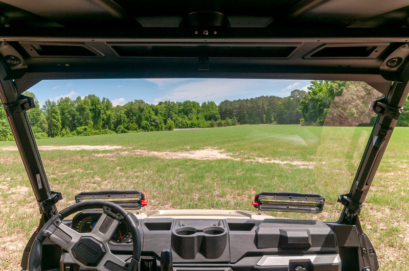 Seizmik 15-23 Polaris Ranger 500/ 570/ EV Mid-Size Profit Tool-Less Windshield Vented HC Seizmik Windshields  AXOPROS