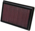K&N 11-13 Chevrolet Aveo 1.2L/1.3L/1.4L/1.6L / 12-13 Sonic 1.4L/1.8L Replacement Air Filter K&N Engineering Air Filters - Drop In  AXOPROS