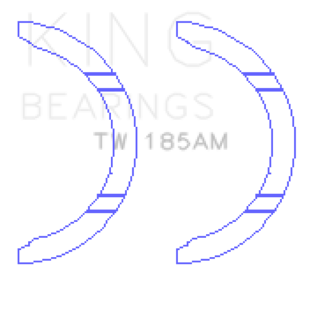 King Engine Bearings Toyota 1ZZ-FE Thrust Washer Set King Engine Bearings Bearings  AXOPROS