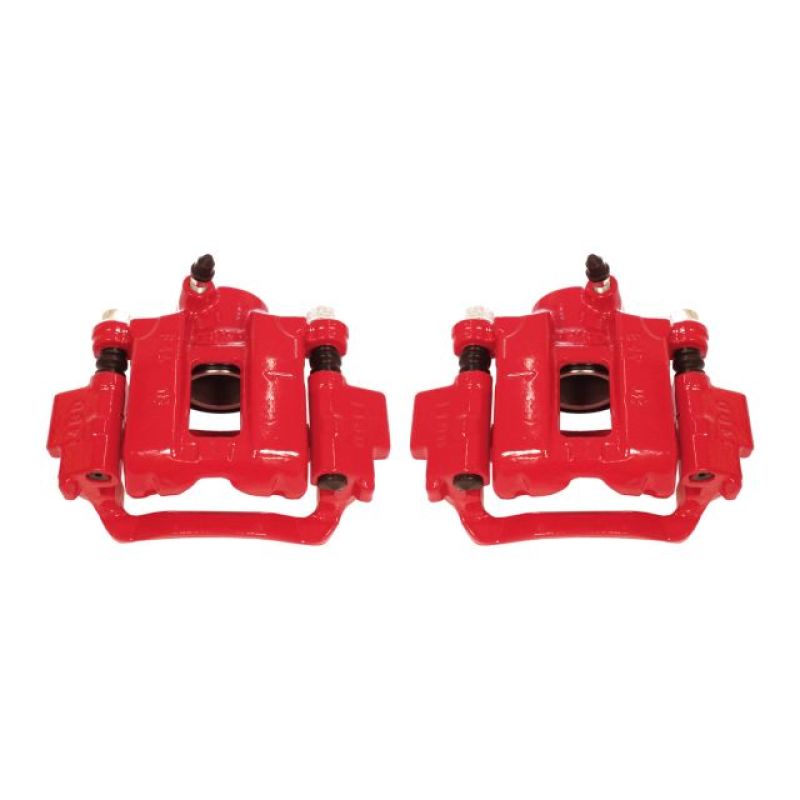 Power Stop 10-18 Lexus GX460 Rear Red Calipers w/Brackets - Pair PowerStop Brake Calipers - Perf  AXOPROS