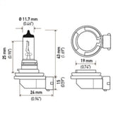 Hella H11 12V 55W Xenon White XB Bulb (Pair) Hella Driving Lights  AXOPROS