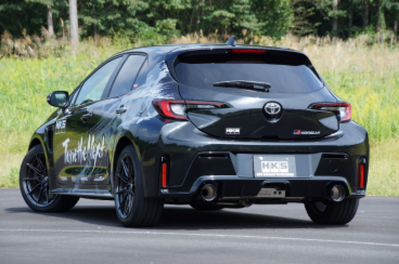 HKS Toyota GR Corolla LEGAMAX Sports Exhaust (Use w/ PN G89580-T76010-00) HKS Catback  AXOPROS