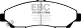 EBC 07-13 Acura MDX 3.7 Greenstuff Front Brake Pads EBC Brake Pads - Performance  AXOPROS