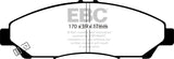 EBC 07-13 Acura MDX 3.7 Ultimax2 Front Brake Pads EBC Brake Pads - OE  AXOPROS