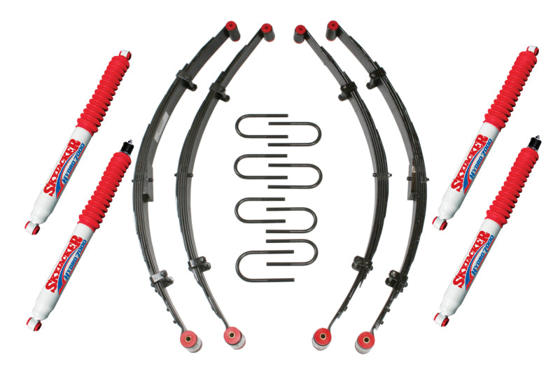 Skyjacker 2.5"KIT,87-96 YJ W/4 HYDROS Skyjacker Leaf Springs & Accessories  AXOPROS