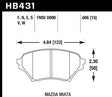 Hawk 01-05 Miata w/ Sport Suspension DTC-30 Race Front Brake Pads Hawk Performance Brake Pads - Racing  AXOPROS