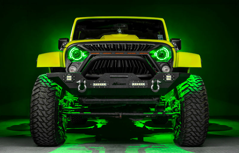Oracle Oculus 7in ColorSHIFT Bi-LED Projector Headlights for Jeep Wrangler JK SEE WARRANTY ORACLE Lighting Headlights  AXOPROS