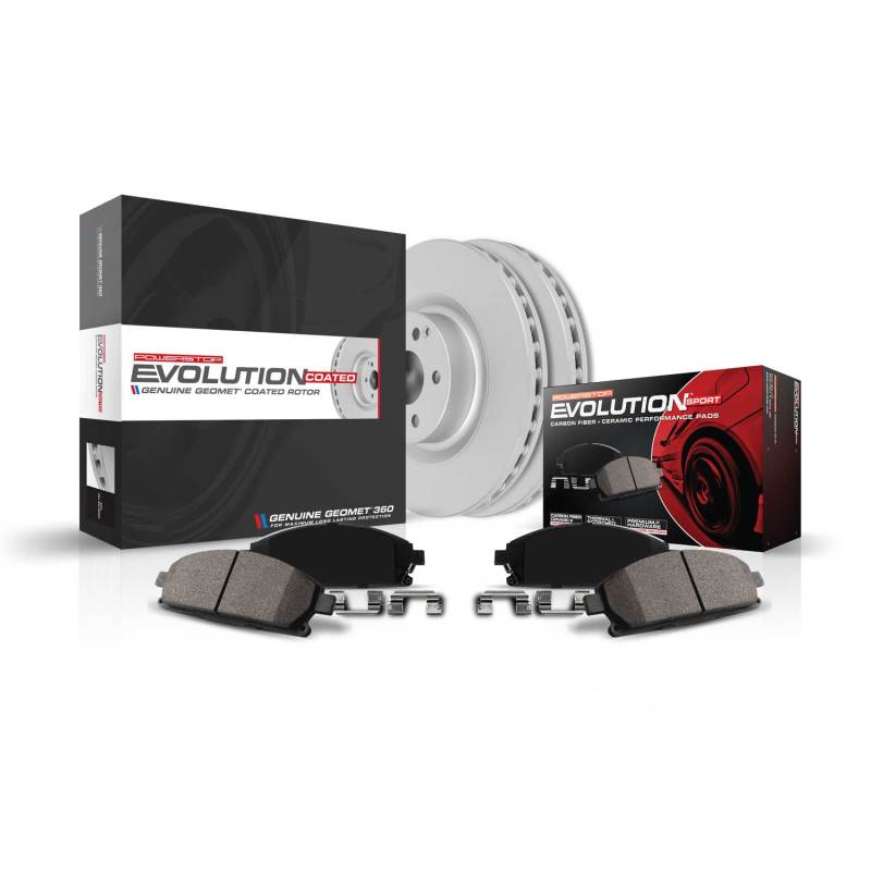 Power Stop 18-20 Kia Stinger Front Z23 Evolution Brake Kit PowerStop Brake Kits - Performance D&S  AXOPROS
