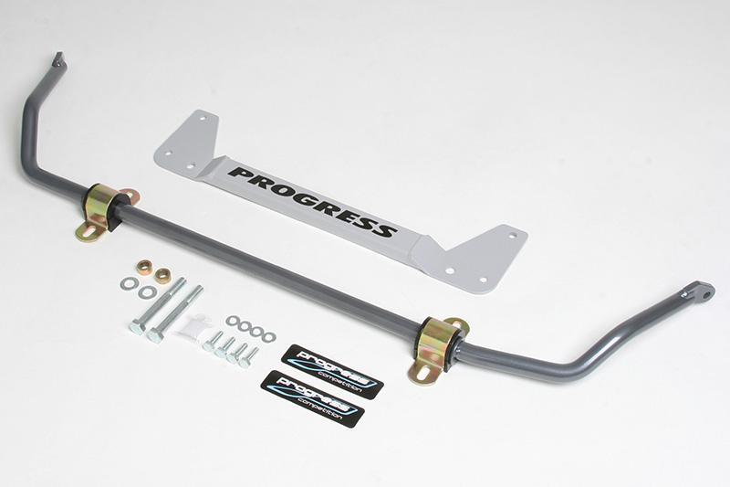 Progress Tech 04-05 Honda Civic/Si Rear Sway Bar (22mm) Incl Chassis Brace Progress Technology Sway Bars  AXOPROS