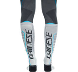 Dainese Dry Long Socks Black/Blue Size - 39/41 Dainese Footwear  AXOPROS