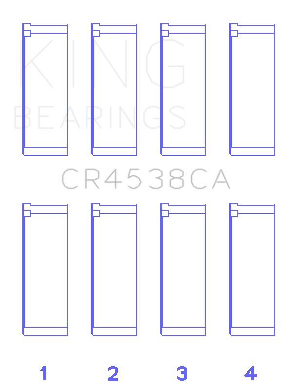 King Mini Cooper S/Cooper S Conv/Works W11B16A Rod Bearing Set - Size +0.25mm King Engine Bearings Bearings  AXOPROS