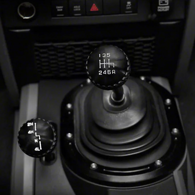 DV8 Offroad 2011-2018 Jeep JK 6-Speed Shift Knob Black DV8 Offroad Shift Knobs  AXOPROS
