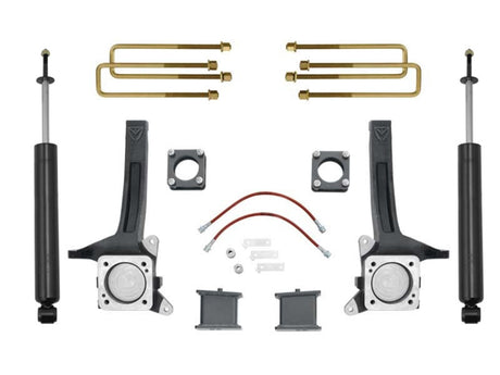 MaxTrac 07- 18 Toyota Tundra 2WD 6in/4in MaxPro Spindle Lift Kit w/MaxTrac Shocks Maxtrac Steering Knuckles & Spindles  AXOPROS