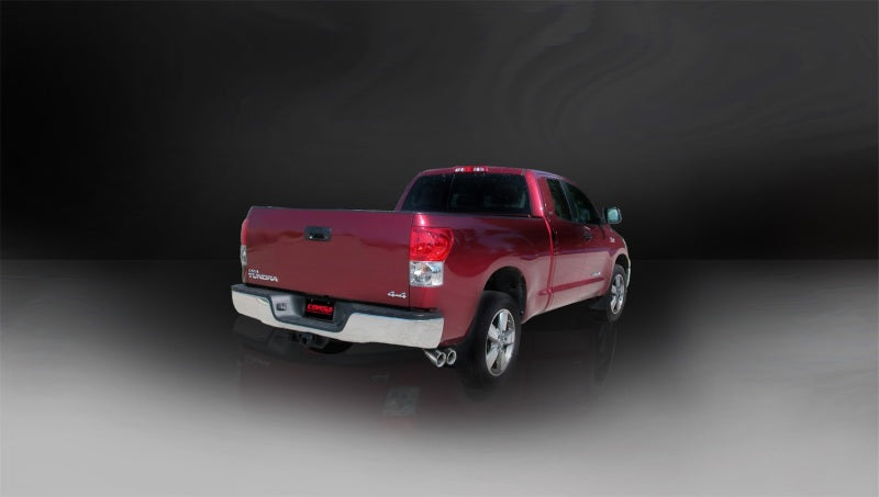 Corsa 2011-2021 Toyota Tundra Double Cab/Crew Max 5.7L V8 Polished Sport Cat-Back Exhaust CORSA Performance Catback  AXOPROS