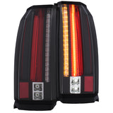 ANZO 2015-2017 GMC Yukon/Yukon XL LED Taillights Black ANZO Tail Lights  AXOPROS