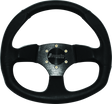 DragonFire Racing Steering Wheels - D-Shaped- Vinyl- Black- 0in offset DragonFire Racing Steering Wheels  AXOPROS