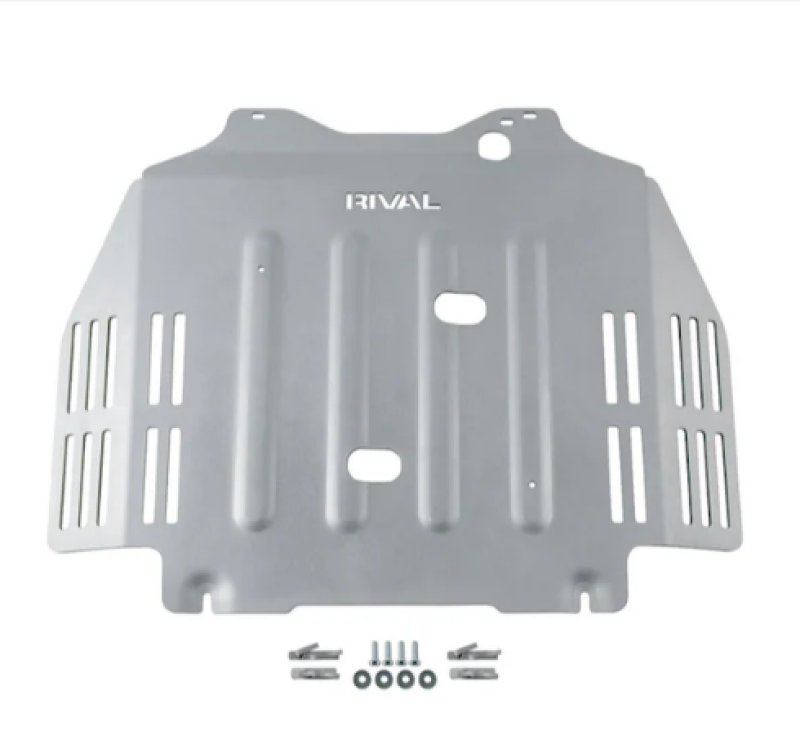 Rival 2021-2025 Toyota Tundra  Aluminum Transmission Catalytic Converter Skid Plate Rival USA Skid Plates  AXOPROS